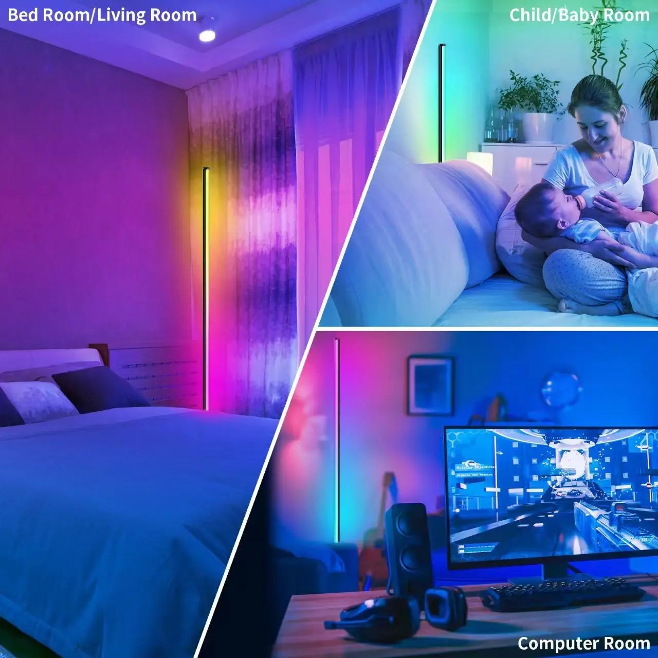 RGB LED Floor Lamp